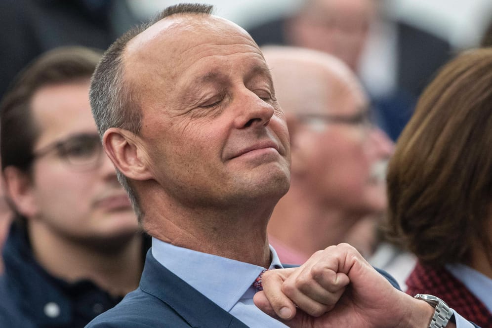 Duisburg: Friedrich Merz im März bei einer Ausstellung von Erwin Bechtold im Museum Küppersmühle.