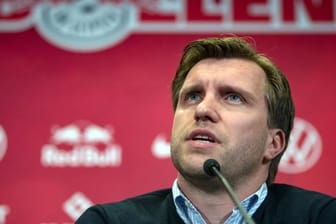 Hält zwei Wochen Training vor einem Neustart der Bundesliga für angebracht: Markus Krösche, Sportdirektor von RB Leipzig.