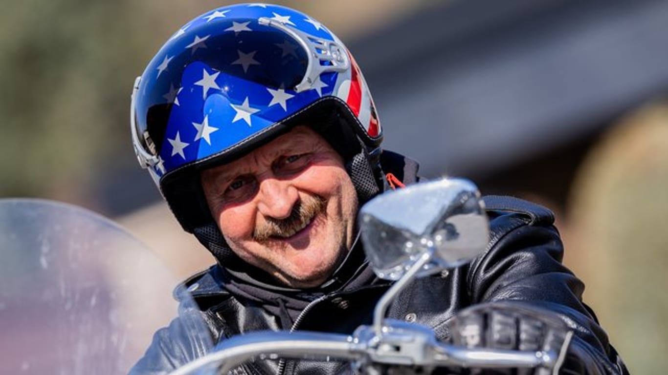Passionierter Motorradfahrer: Peter Neururer wird am 26.