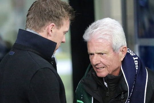 Julian Nagelsmann (l) und Dietmar Hopp zu gemeinsamen Hoffenheimer Zeiten.
