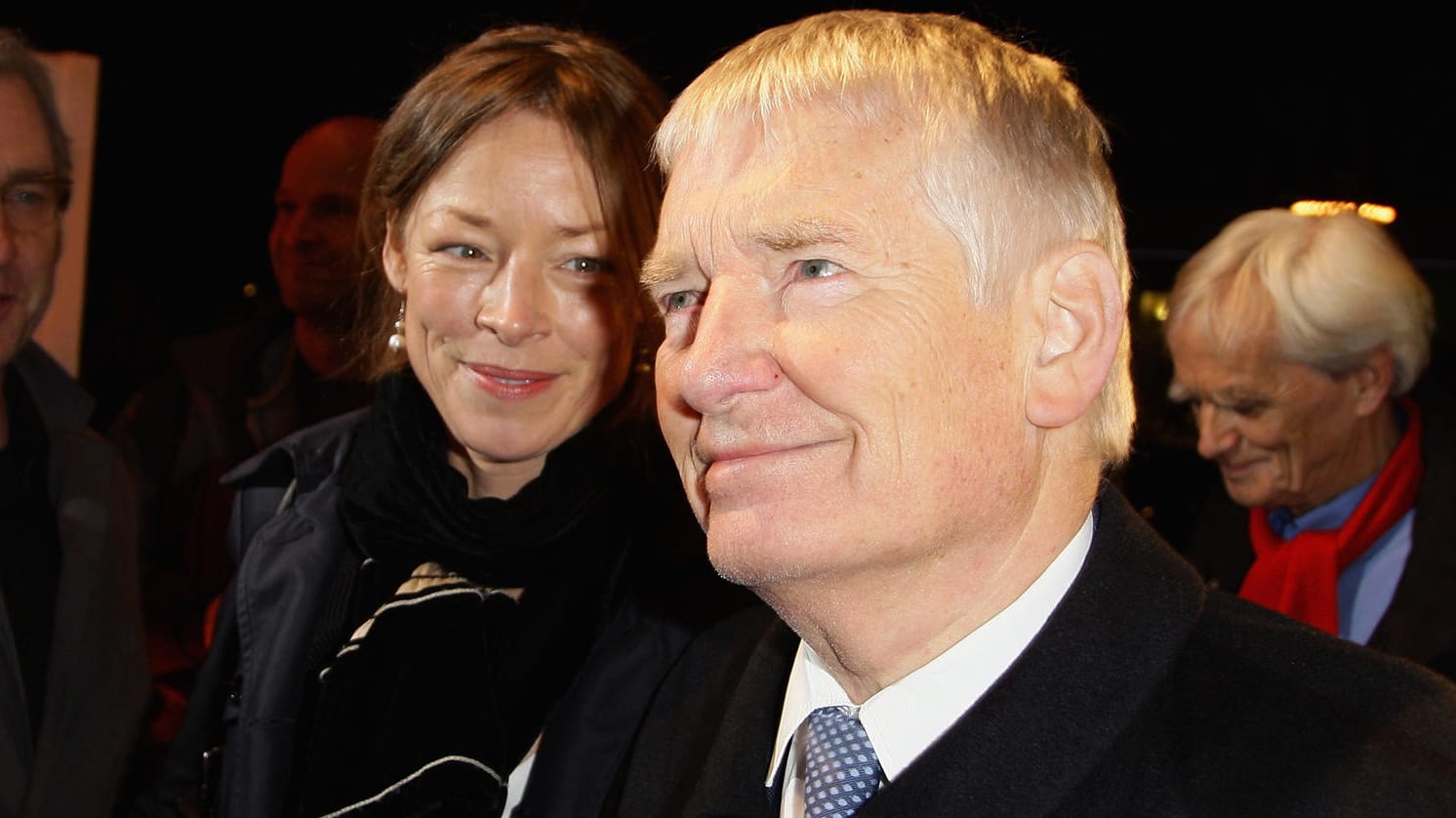 Jenny Schily mit Vater Otto Schily bei einer Filmpremiere in Berlin im Jahr 2009.