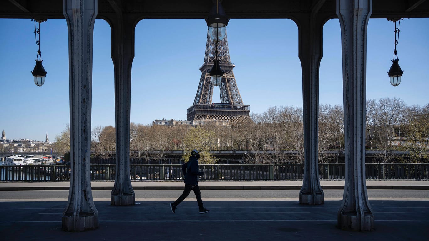 Paris: Die Straßen sind leer, selbst Sport ist kaum möglich.