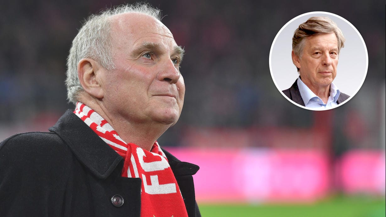 Uli Hoeneß: Der Ehrenpräsident von Bayern München hält Fußball für "lebensnotwendig", voreilige Lockerungen in anderen Branchen kritisiert er hingegen. (Archivbild)