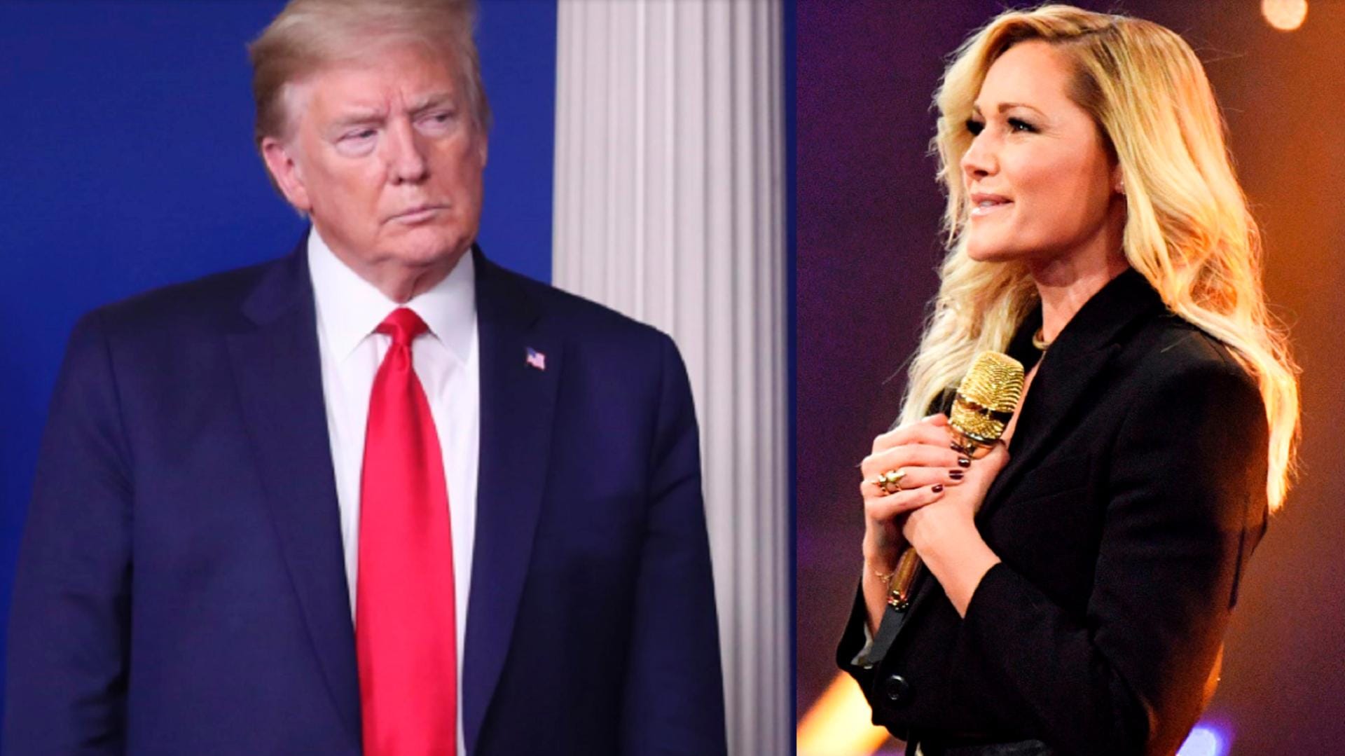 Donald Trump und Helene Fischer: Der US-Präsident findet den Auftritt der Schlagersängerin "großartig".