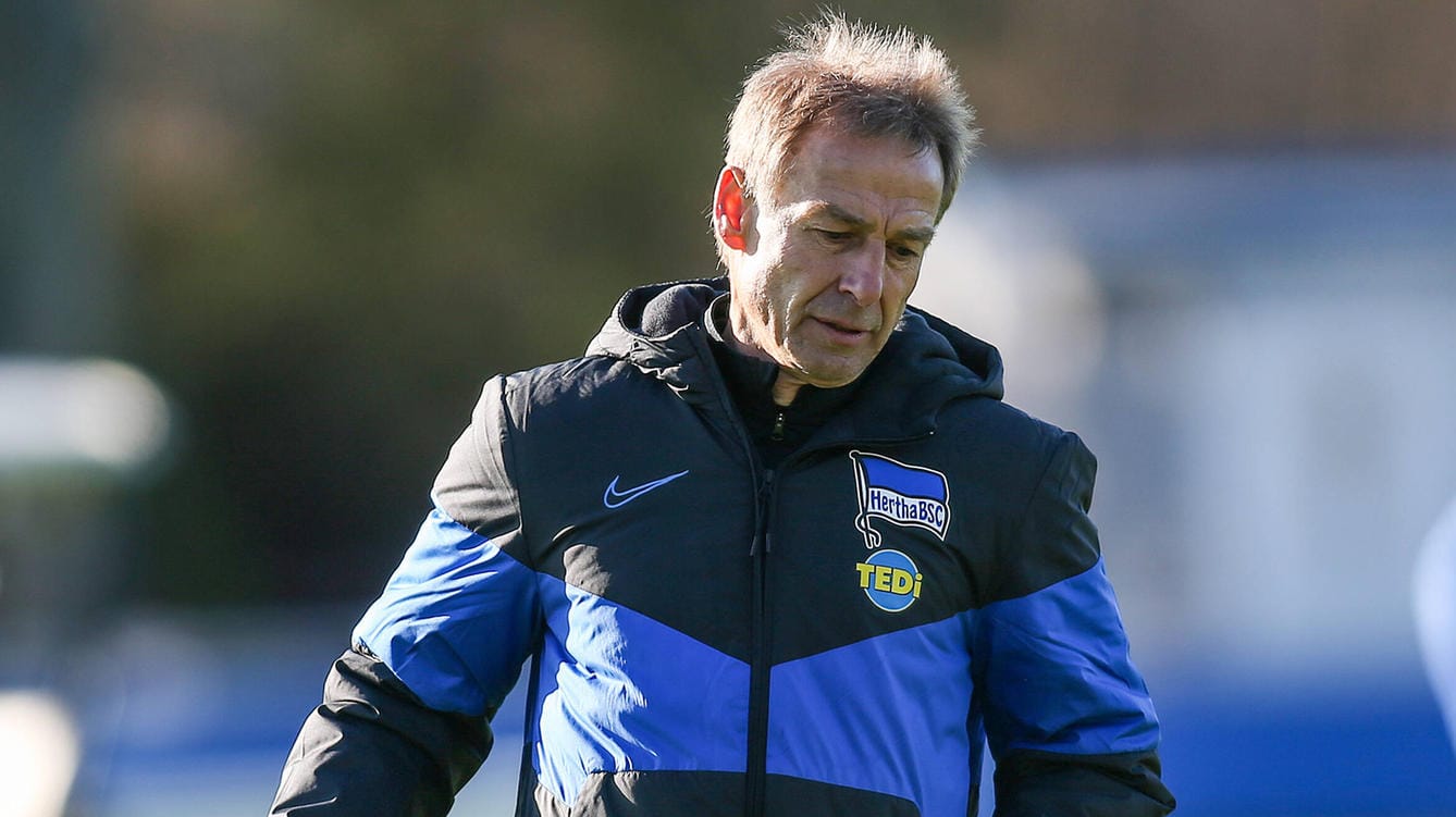 Jürgen Klinsmann: Der Ex-Trainer hinterließ bei Hertha BSC keinen guten Eindruck. Jürgen Klinsmann: Der Ex-Trainer hinterließ bei Hertha BSC keinen guten Eindruck.
