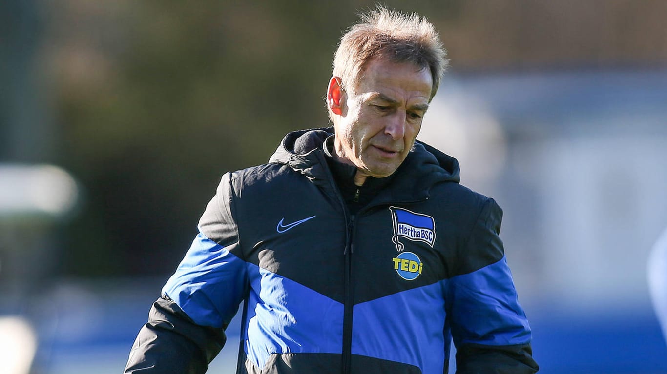 Jürgen Klinsmann: Der Ex-Trainer hinterließ bei Hertha BSC keinen guten Eindruck.