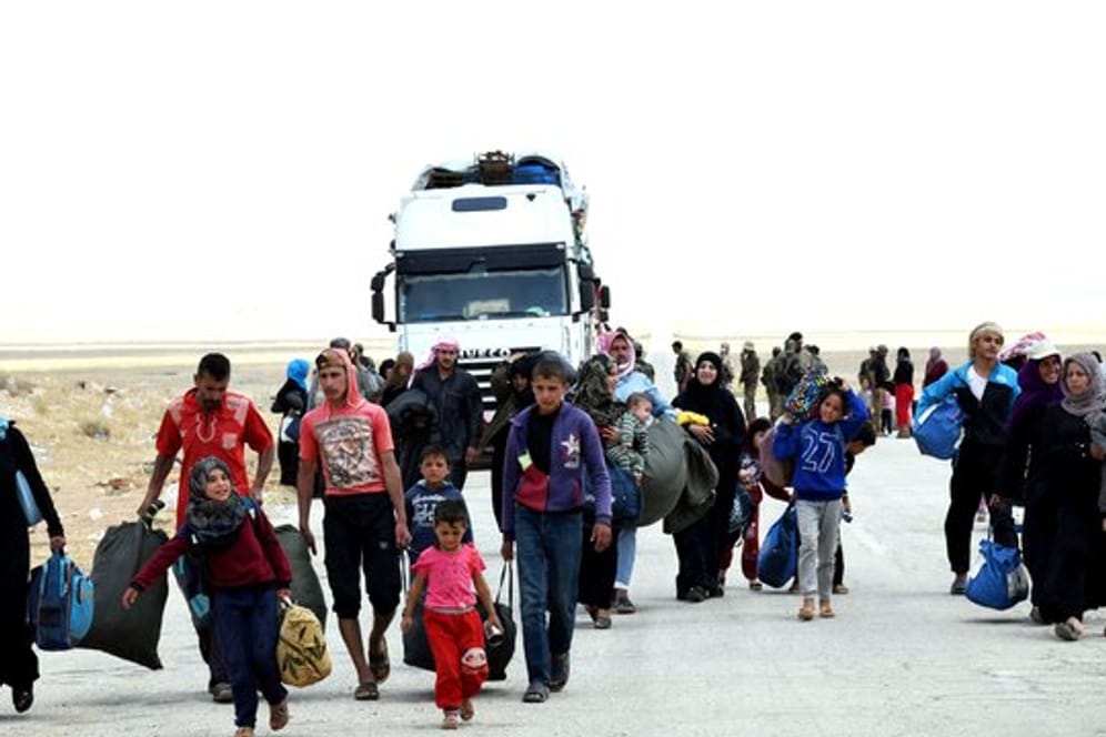 Vertriebene Syrer: Das Schicksal der Menschen, die nicht über Grenzen flüchten, wird international zu wenig beachtet.