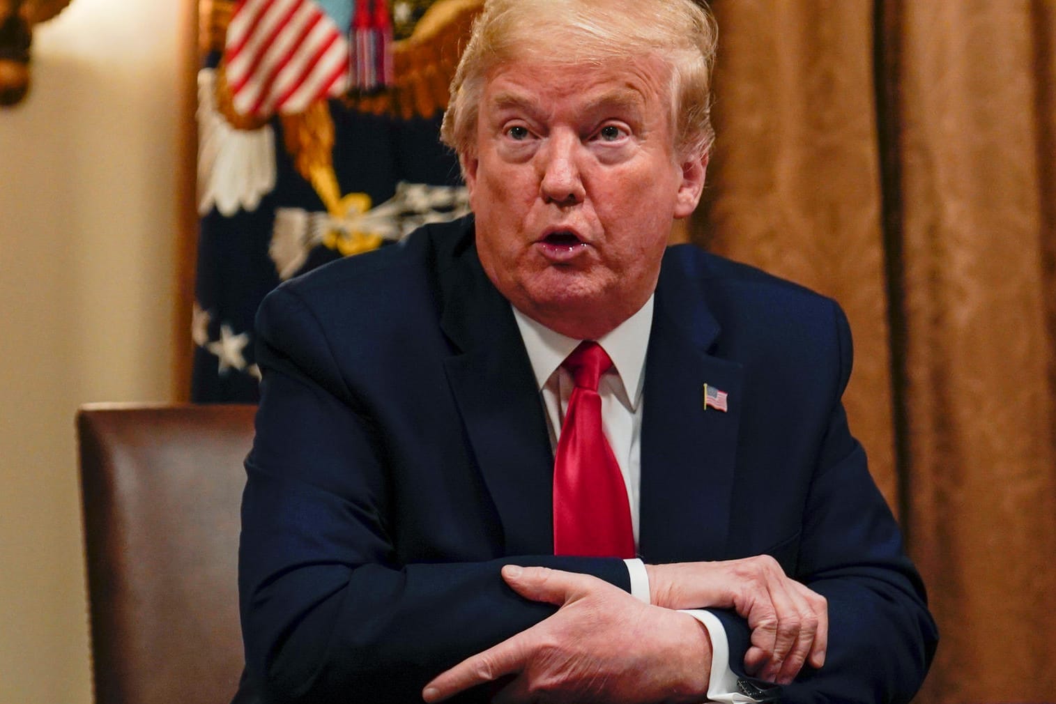 Donald Trump: Der US-Präsident will eine hohe Corona-Entschädigung von China einfordern.