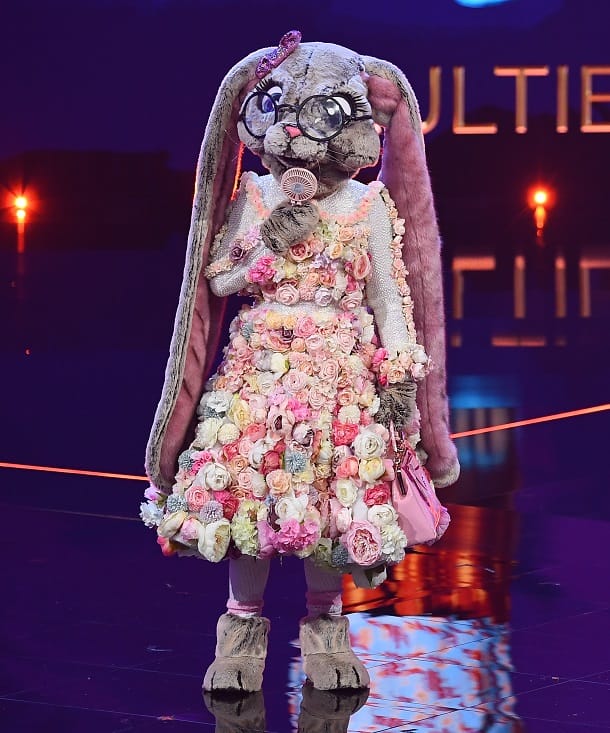 Der Hase: Viele Fans vermuten Martina Hill in dem Kostüm.
