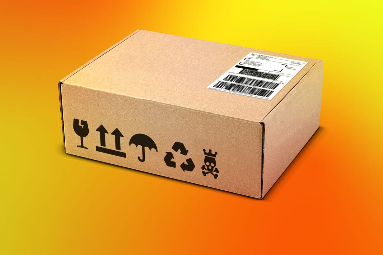 Ein Paket: Das Sicherheitsunternehmen Kaspersky warnt vor Cyberkriminellen, die sich als Zustelldienste ausgeben.