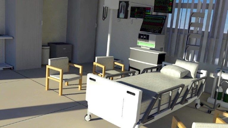 So werden Patienten im Krankenhaus isoliert.