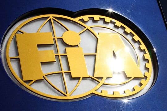 Die Zwangspause in der Formel 1 wurde verlängert: Logo des Internationalen Automobilverbandes Fia.