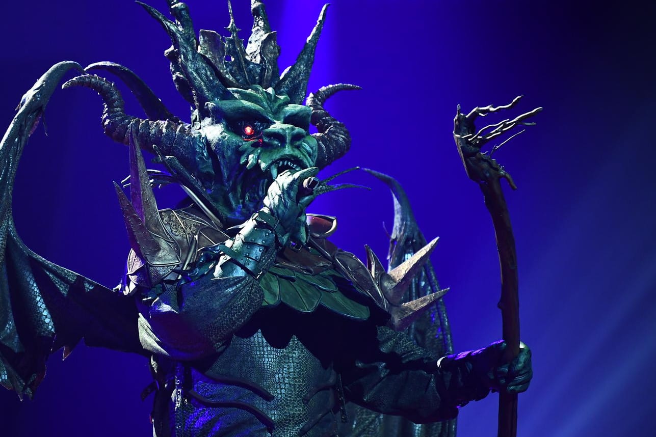 "The Masked Singer": Der Drache belegte im Finale den dritten Platz.
