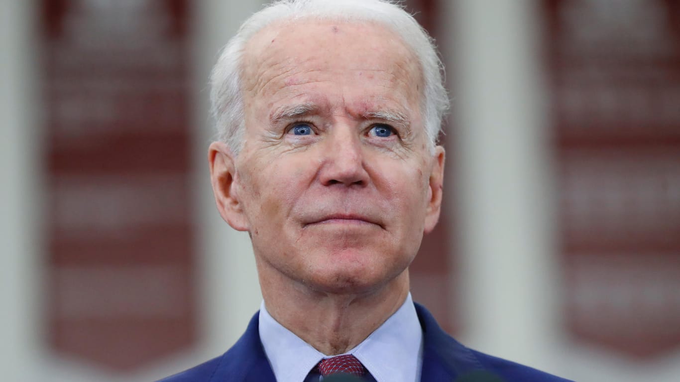 Joe Biden spricht auf einer Wahlkampfveranstaltung: Vorwürfe zu einem angeblichen sexuellen Übergriff in den 90er Jahren werfen einen Schatten auf seine Präsidentschaftsbewerbung.