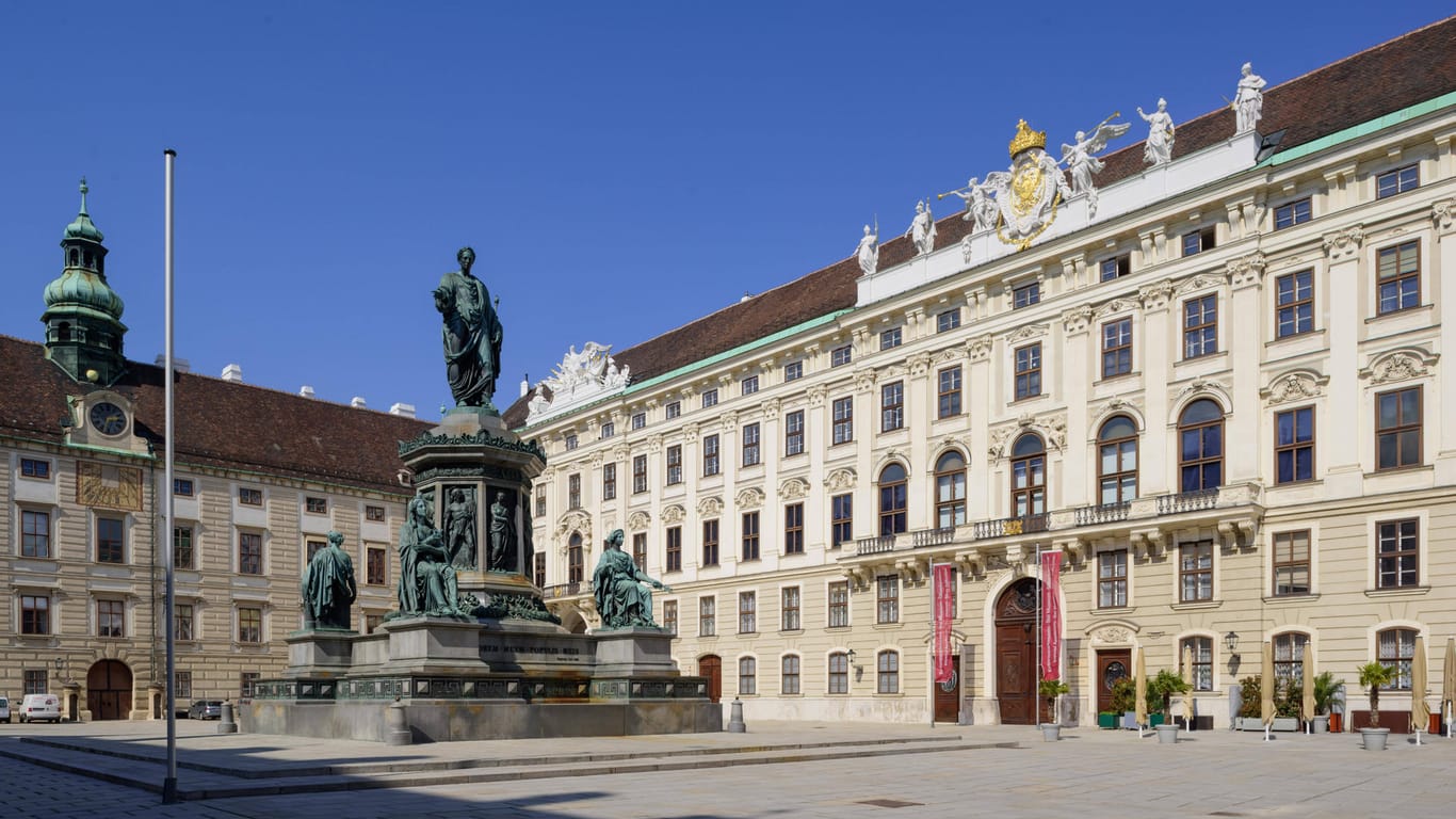 In Wien: Die Hofburg ist der Amtssitz des österreichischen Bundespräsidenten.