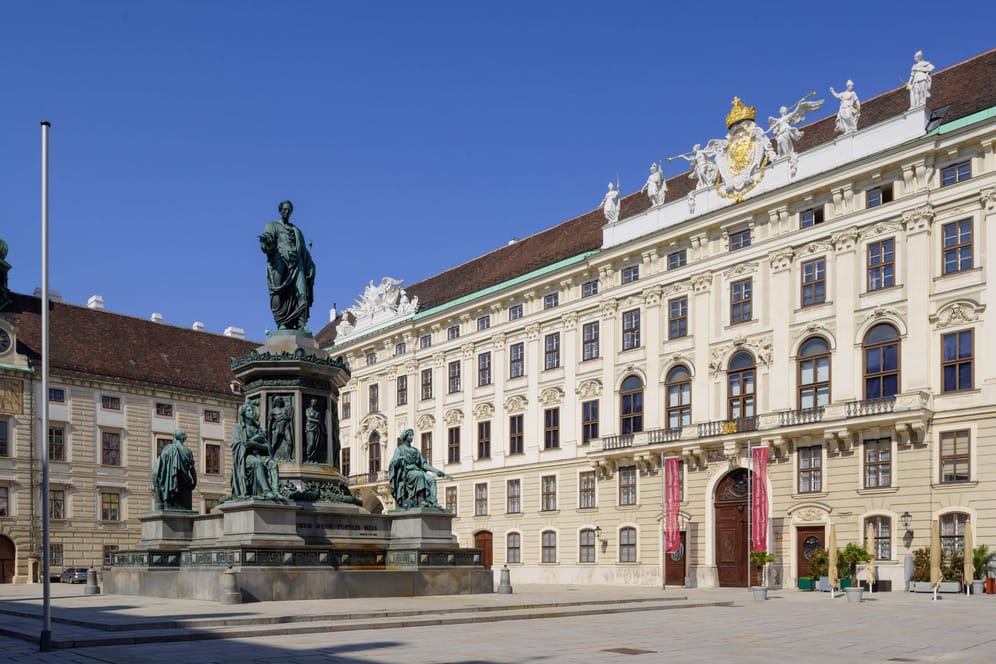 In Wien: Die Hofburg ist der Amtssitz des österreichischen Bundespräsidenten.