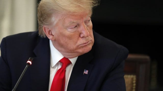 "Wir wollen, dass es so wird, wie es war", sagt US-Präsident Trump. "Wir wollen, dass es so wird, wie es war", sagt US-Präsident Trump.