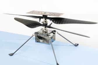 Der Mini-Hubschrauber, den die US-Raumfahrtbehörde im Sommer zum Mars schicken will.