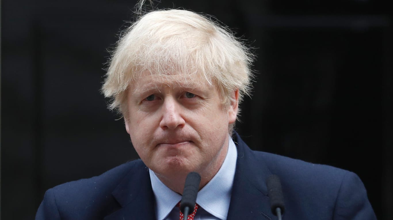 Boris Johnson: Auch der britische Premierminister infizierte sich mit Covid-19.