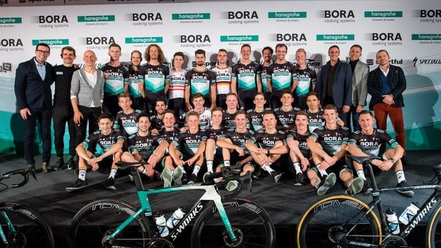 Das Radsportteam Bora-hansgrohe wird trotz der Corona-Krise von seinem Hauptsponsor weiter voll unterstützt.