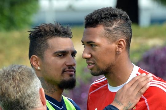 Haben ihre Wurzeln in Berlin: Jérôme (r) und Kevin-Prince Boateng.