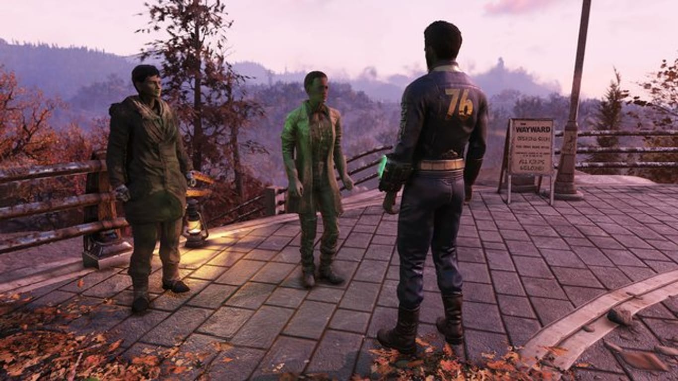 Endlich was los in Appalachia: Mit dem "Wastelanders"-Update kommen mehr Spielfiguren in die Spielwelt von "Fallout 76".