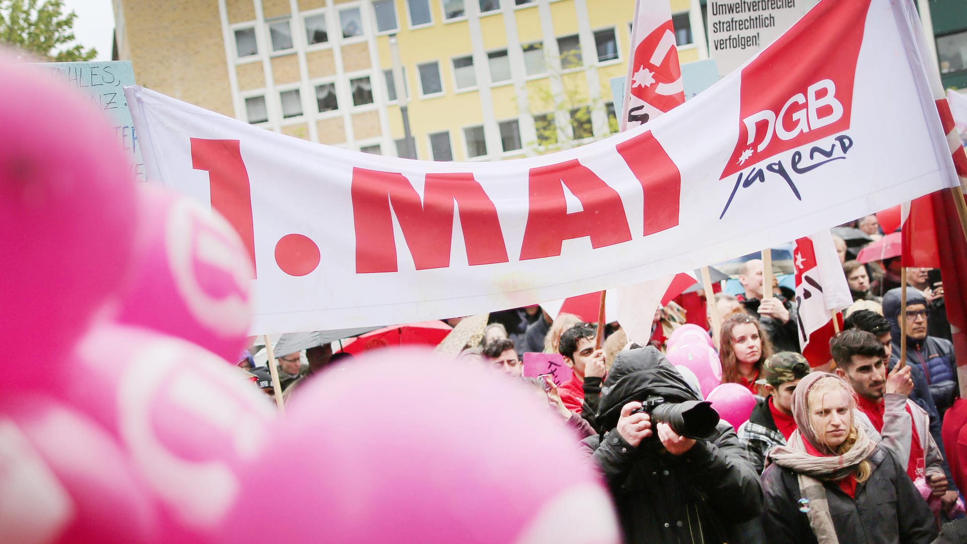 Tag der Arbeit (Archivbild): Am 1. Mai finden zahlreiche Aktionen virtuell im Internet statt.