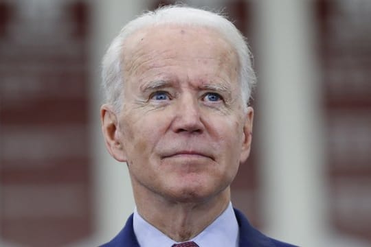 Joe Biden im März bei einer Wahlkampfveranstaltung in Detroit.