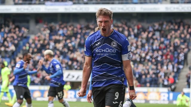 Fabian Klos ist der Toptorjäger von Arminia Bielefeld.