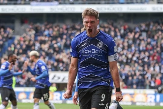 Fabian Klos ist der Toptorjäger von Arminia Bielefeld.