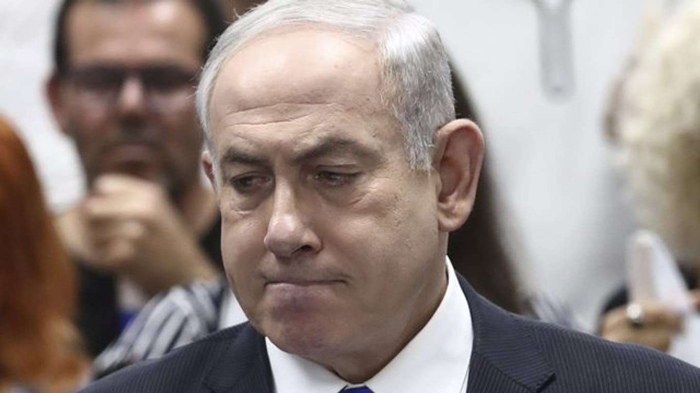 Benjamin Netanjahu, Ministerpräsident von Israel und Vorsitzender der Likud-Partei.
