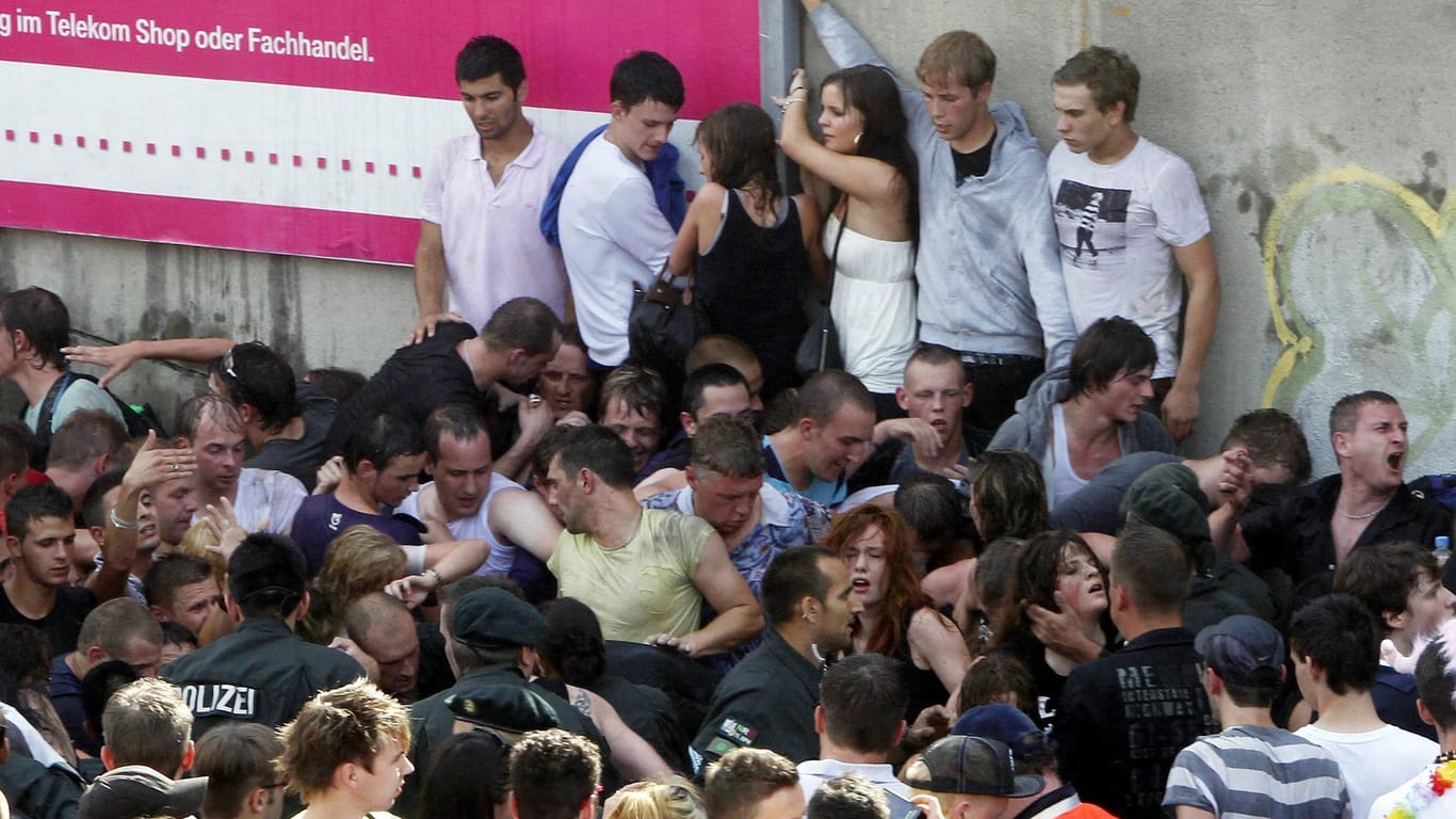 Die Loveparade in Duisburg (Archivfoto): 21 Menschen starben bei der Techno-Veranstaltung – über 600 wurden verletzt.