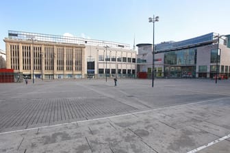 Der Hansaplatz im Zentrum Dortmunds (Symbolbild): In einer Bankfiliale hat sich dort ein versuchter Raub ereignet.