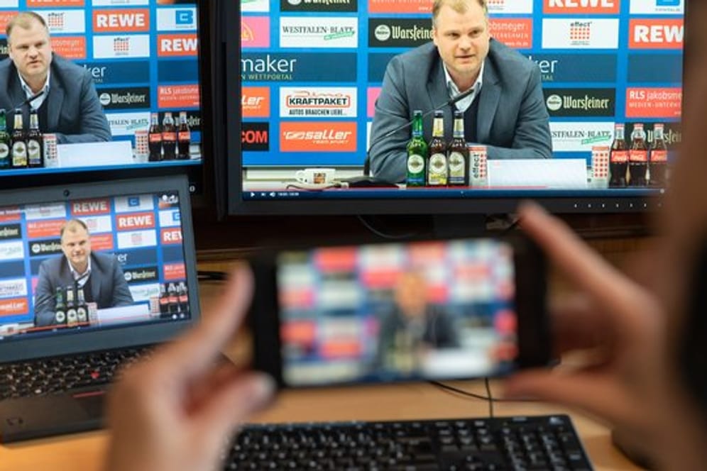 Online-Pressekonferenz mit Fabian Wohlgemuth, dem neuen Geschäftsführer Sport des SC Paderborn.