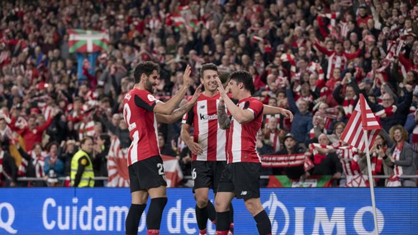 Das Team von Athletic Bilbao will das spanische Pokalfinale vor Publikum spielen.