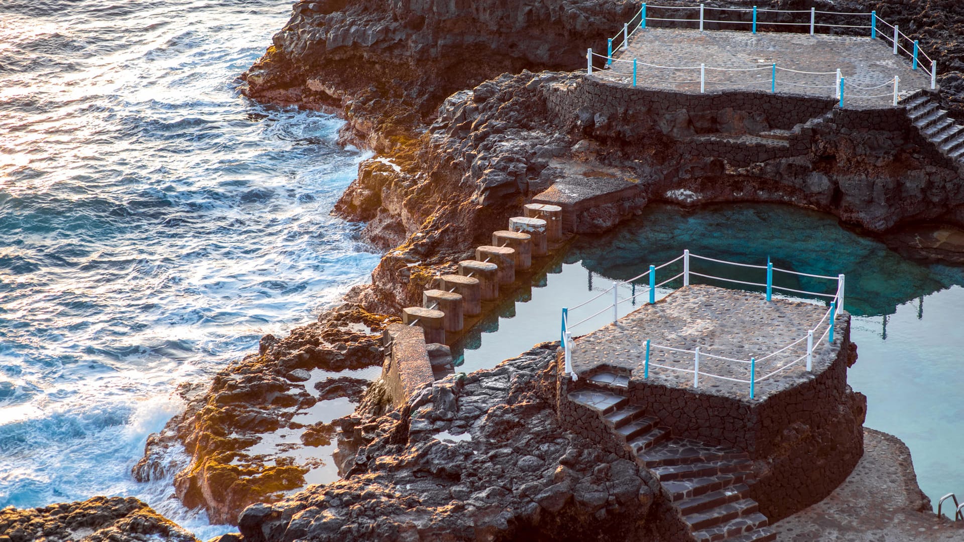 Charco Azul: Die künstlich angelegte Landschaft im Nordosten der Insel La Palma gilt als besonders nachhaltiger und umweltfreundlicher Strand.