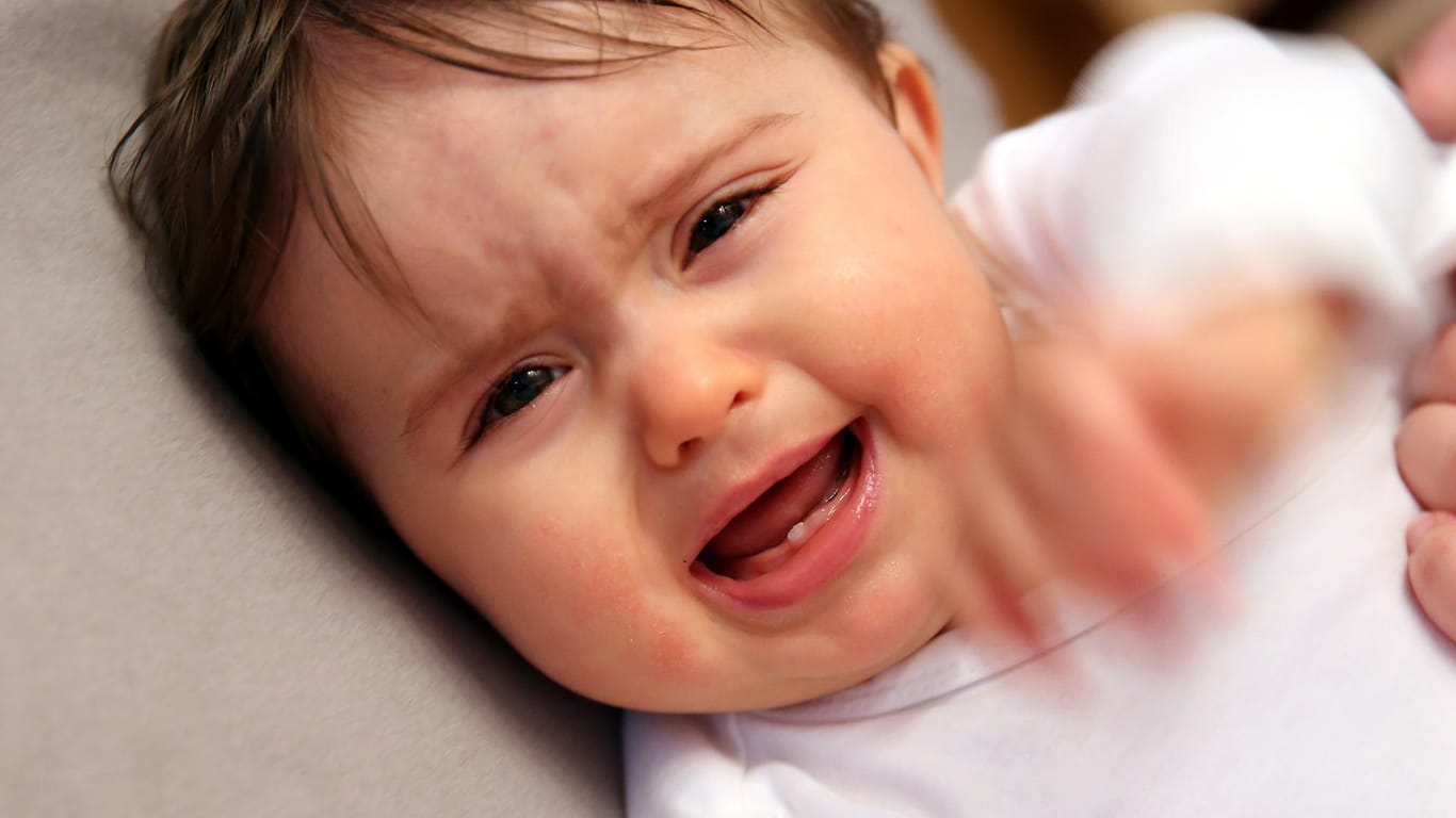 Nervenprobe: Schreit ein Baby oft und lange, stresst und besorgt das die Eltern.