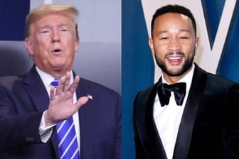 Donald Trump und John Legend: Der Musiker ist kein Fan des Präsidenten.