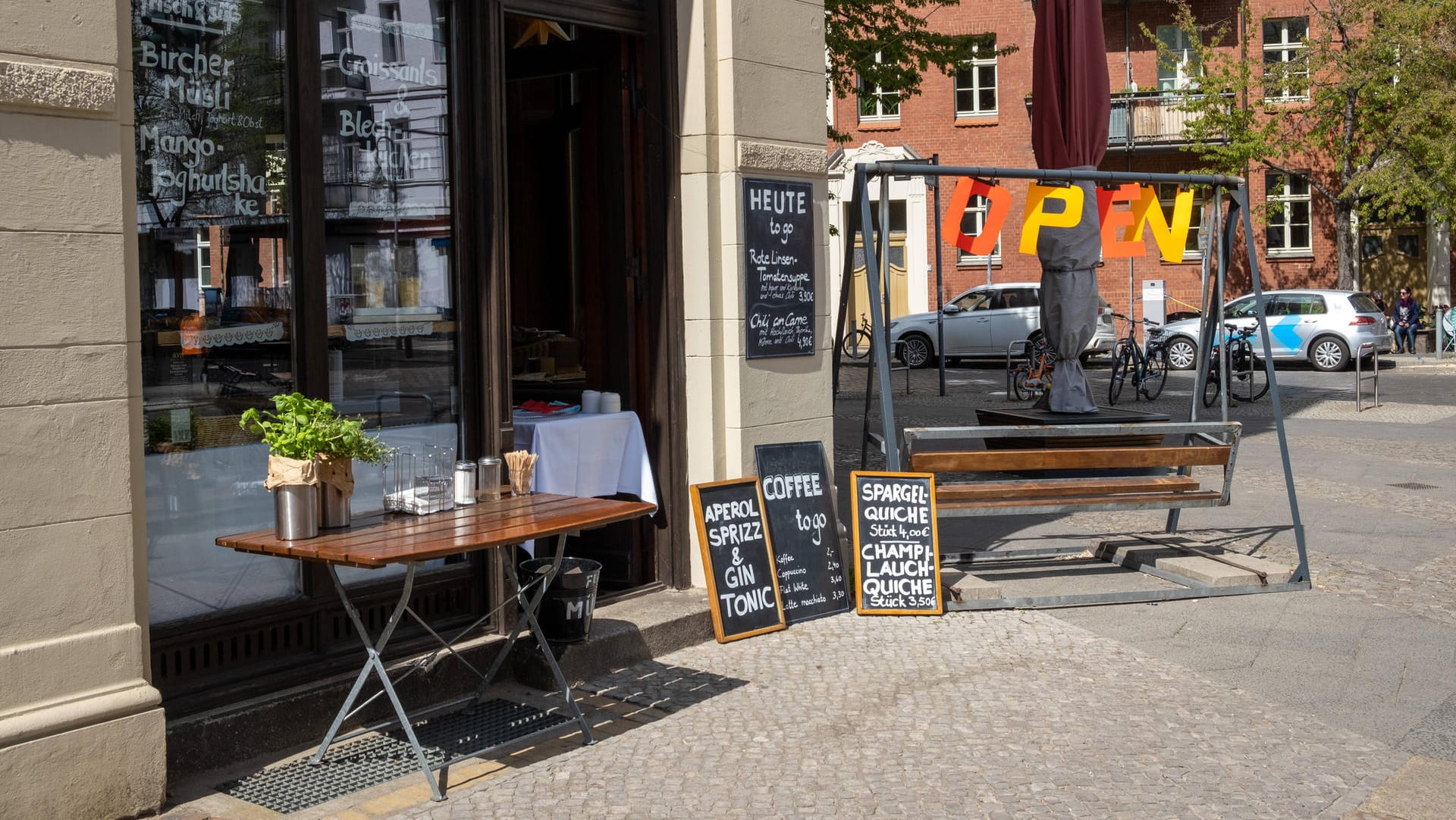 Gastronomie: Ab dem 9. Mai soll der Betrieb wieder öffnen.