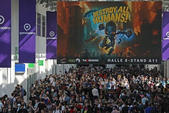 Messebesucher der Computerspiel-Messe "Gamescom" in Köln - noch vor Corona.