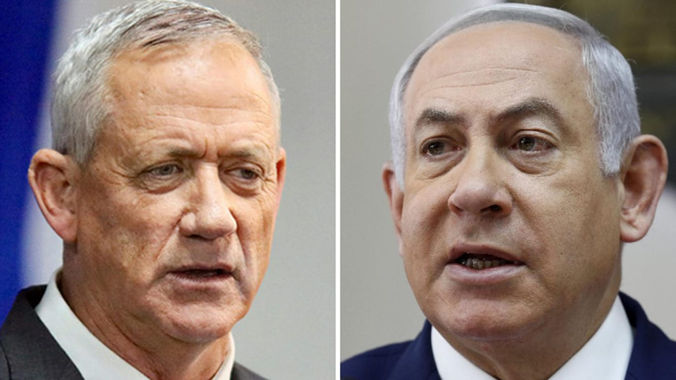 Benny Gantz und Benjamin Netanjahu: Für die Bildung einer Regierung in Israel ist nun der Weg frei.