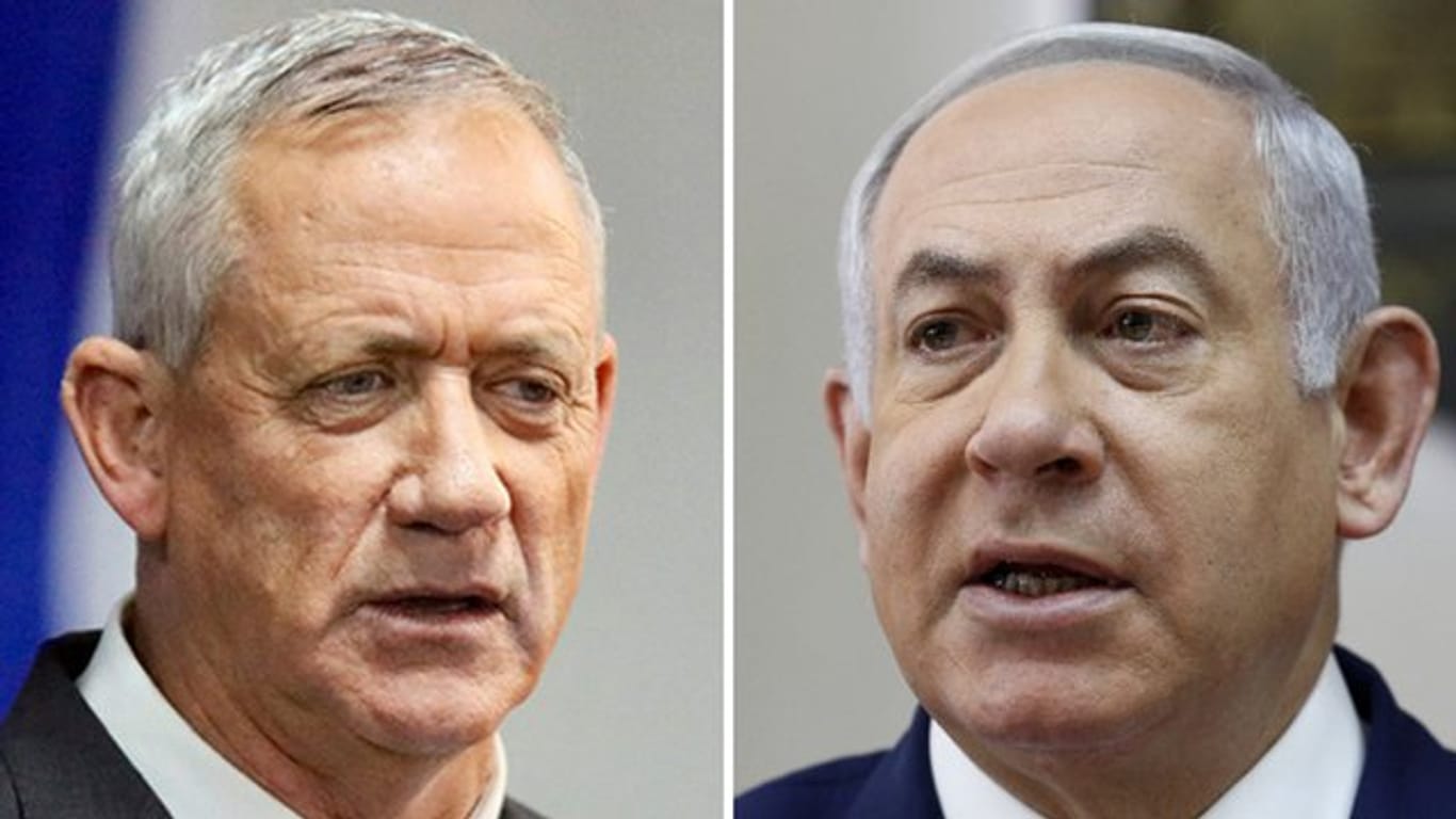 Benny Gantz und Benjamin Netanjahu: Ein Kompromiss verhindert in Israel erneute Neuwahlen.
