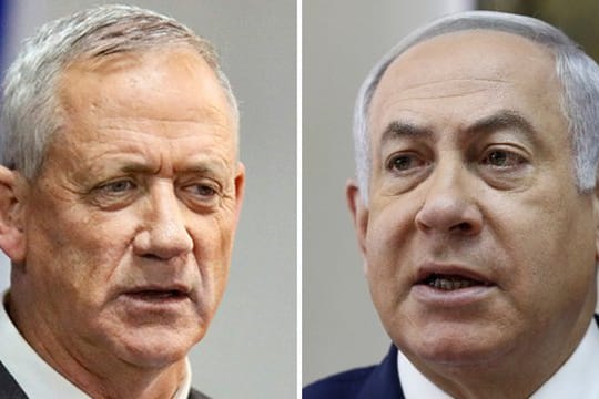 Benny Gantz und Benjamin Netanjahu: Ein Kompromiss verhindert in Israel erneute Neuwahlen.