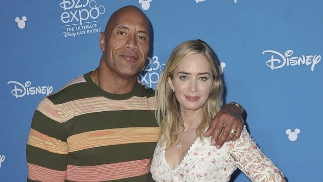 Dwayne Johnson und Emily Blunt kennen sich gut.