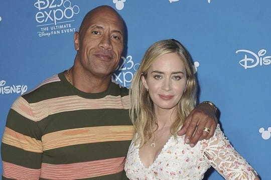 Dwayne Johnson und Emily Blunt kennen sich gut.