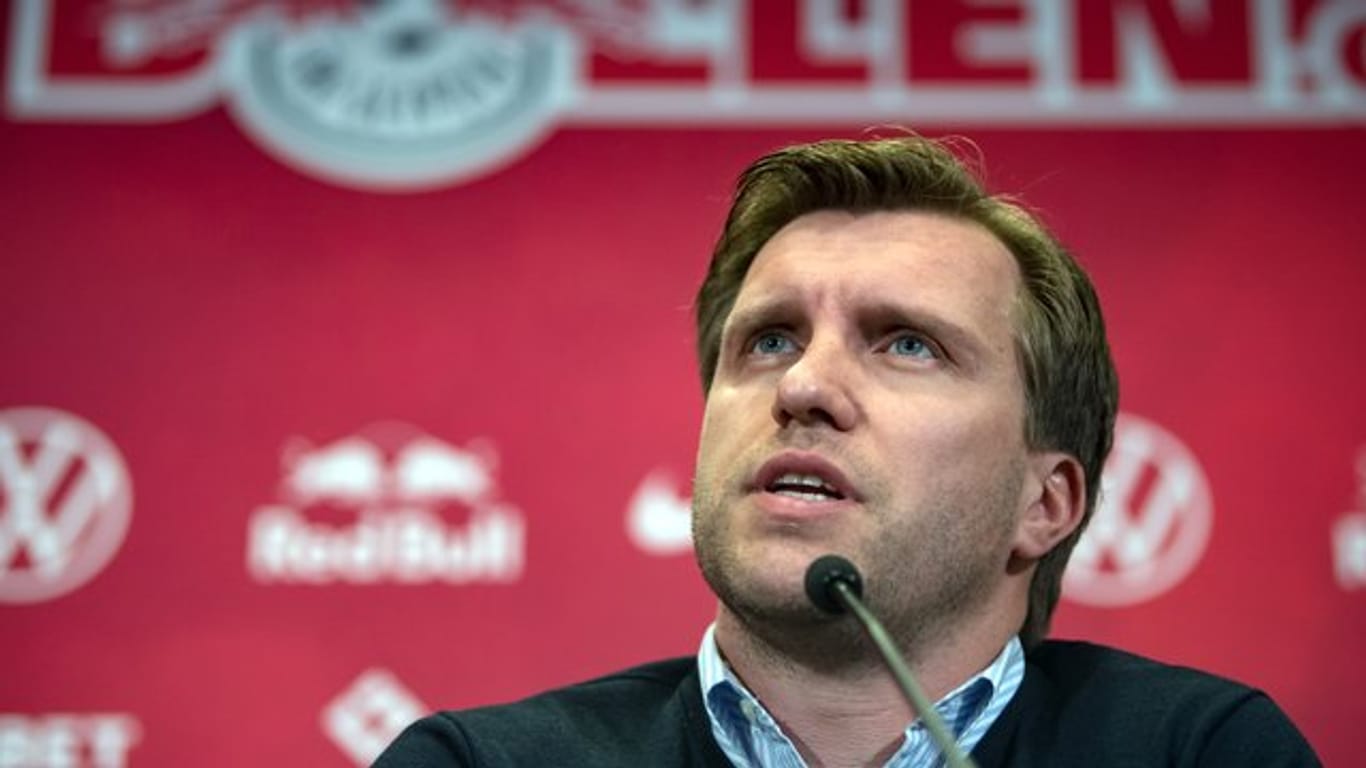 Verteidigt den Termin für den Neustart der Bundesliga: Markus Krösche, RB Sportdirektor.