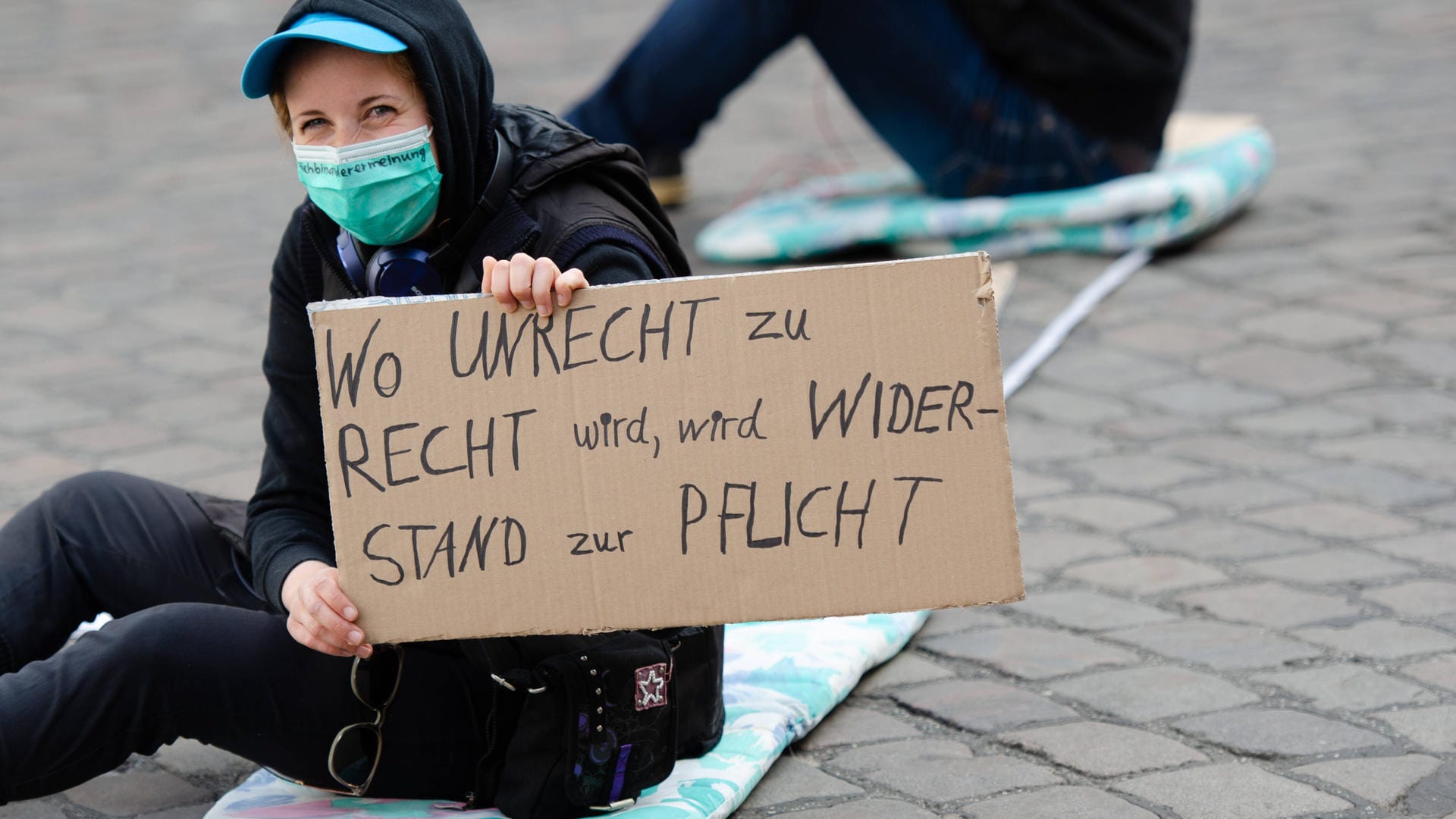 Demonstration in Flensburg.