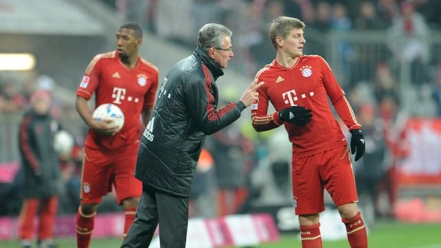 Jupp Heynckes (l) hatte Toni Kroos zu Beginn dessen Karriere besonders gefördert. Jupp Heynckes (l) hatte Toni Kroos zu Beginn dessen Karriere besonders gefördert.