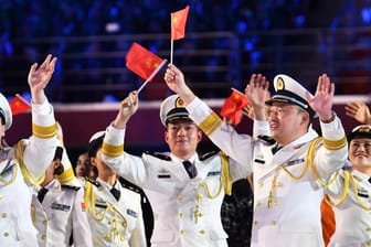 Mitglieder der chinesischen Volksarmee: Athleten der Militärweltspiele erheben Corona-Vorwürfe.