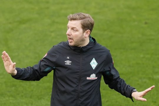Konnte erst später als die Konkurrenz mit dem SV Werder Bremen das Training wieder aufnehmen: Trainer Florian Kohfeldt.